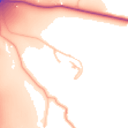 Daytime road noise heatmap for WR9 7EW