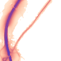 Night-time road noise heatmap for WR9 7LX