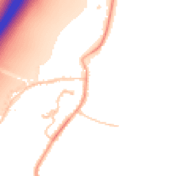 Daytime road noise heatmap for WR9 7NQ