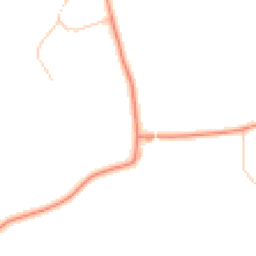 Daytime road noise heatmap for WR9 7NR
