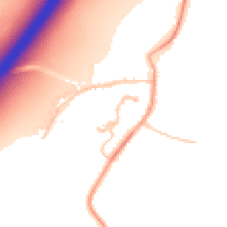 Daytime road noise heatmap for WR9 7NU