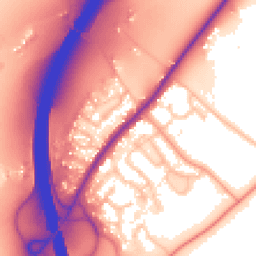 Daytime road noise heatmap for WR9 7PE