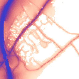 Daytime road noise heatmap for WR9 7PR