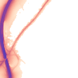 Night-time road noise heatmap for WR9 7PR
