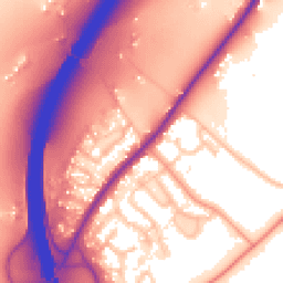 Daytime road noise heatmap for WR9 7PT