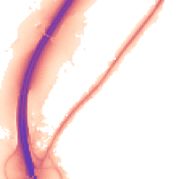 Night-time road noise heatmap for WR9 7PT