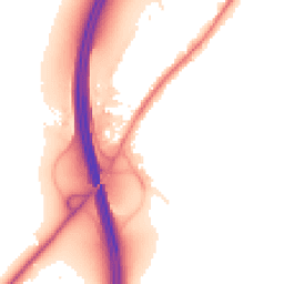 Night-time road noise heatmap for WR9 7PY