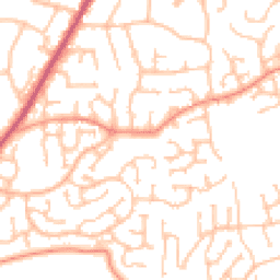 Daytime road noise heatmap for WR9 7QA