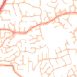 Daytime road noise heatmap for WR9 7QX