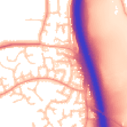 Daytime road noise heatmap for WR9 7RG