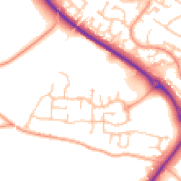Daytime road noise heatmap for WR9 7TH