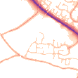 Daytime road noise heatmap for WR9 7UJ