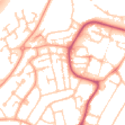 Daytime road noise heatmap for WR9 8HX