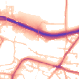 Daytime road noise heatmap for WR9 8JU