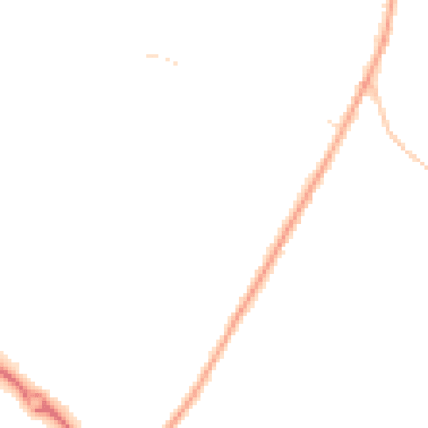 Night-time road noise heatmap for WR9 8NH