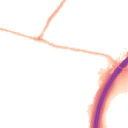 Night-time road noise heatmap for WR9 8QG