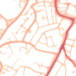 Daytime road noise heatmap for WR9 8RQ
