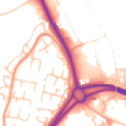 Daytime road noise heatmap for WR9 9DB
