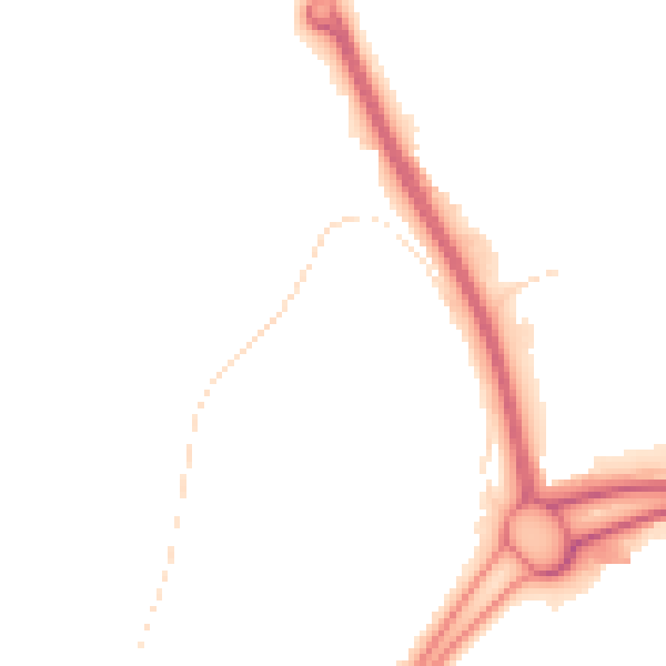 Night-time road noise heatmap for WR9 9EA