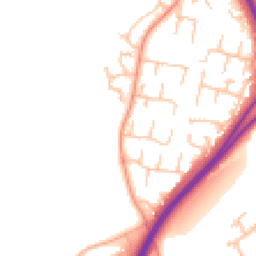 Daytime road noise heatmap for WR9 9ET