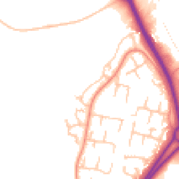 Daytime road noise heatmap for WR9 9HP