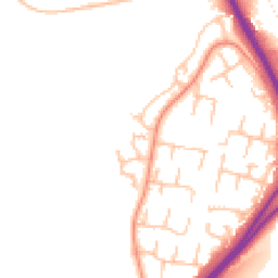 Daytime road noise heatmap for WR9 9JD