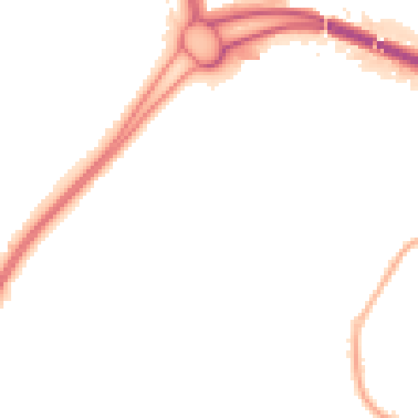 Night-time road noise heatmap for WR9 9LE