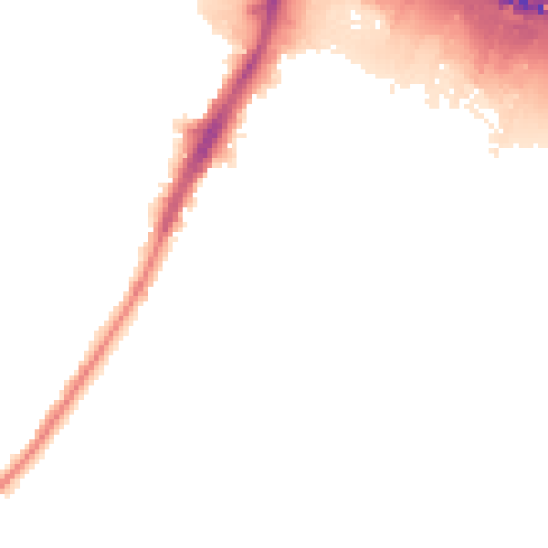 Night-time road noise heatmap for WS10 0AE