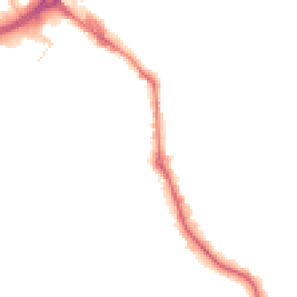 Night-time road noise heatmap for WS10 0AY