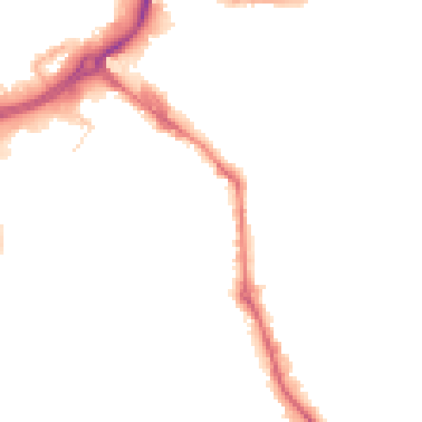 Night-time road noise heatmap for WS10 0AZ
