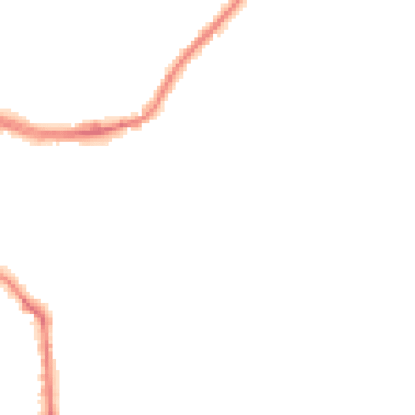 Night-time road noise heatmap for WS10 0DB