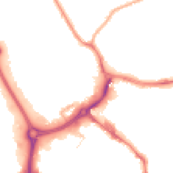 Night-time road noise heatmap for WS10 7DB