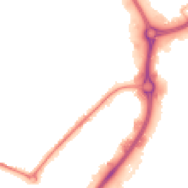 Night-time road noise heatmap for WS10 7EL