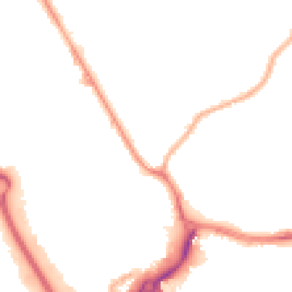 Night-time road noise heatmap for WS10 7HY