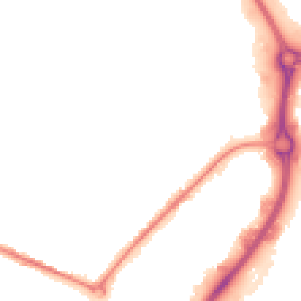 Night-time road noise heatmap for WS10 7NN