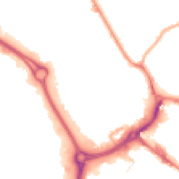 Night-time road noise heatmap for WS10 7QE