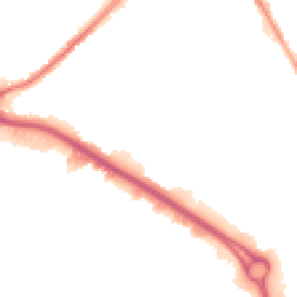Night-time road noise heatmap for WS10 7QU