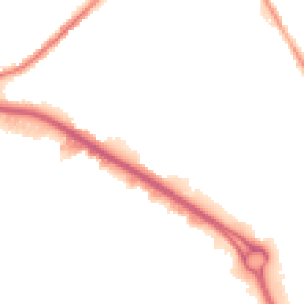 Night-time road noise heatmap for WS10 7QY