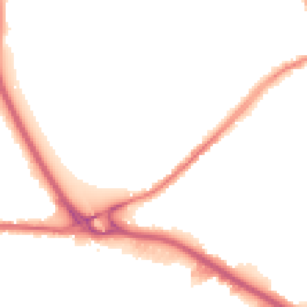 Night-time road noise heatmap for WS10 7RH