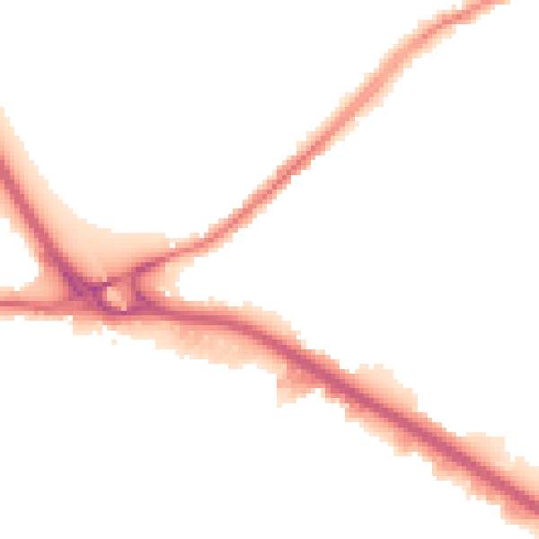 Night-time road noise heatmap for WS10 7RP