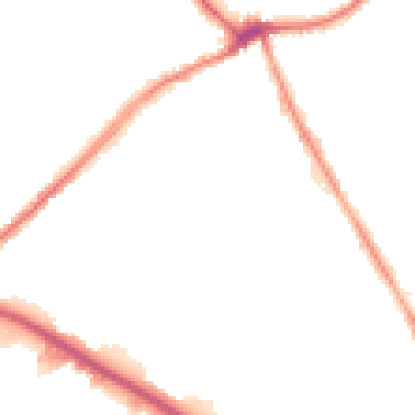 Night-time road noise heatmap for WS10 7RZ
