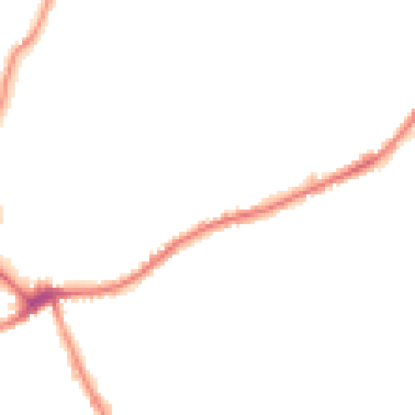 Night-time road noise heatmap for WS10 8AX