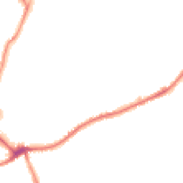 Night-time road noise heatmap for WS10 8BG