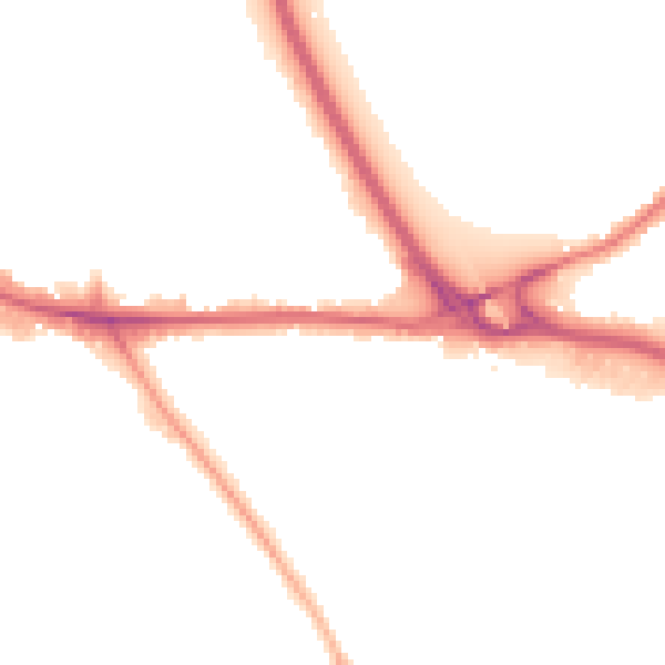 Night-time road noise heatmap for WS10 8RT
