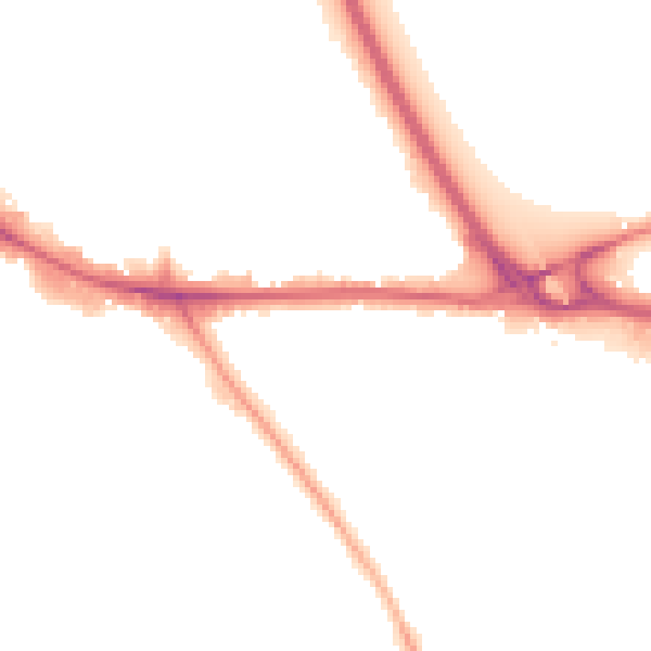 Night-time road noise heatmap for WS10 8SE