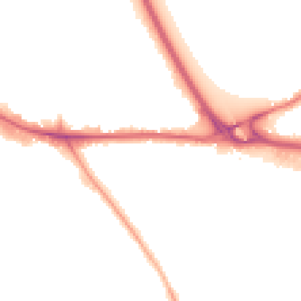 Night-time road noise heatmap for WS10 8SF