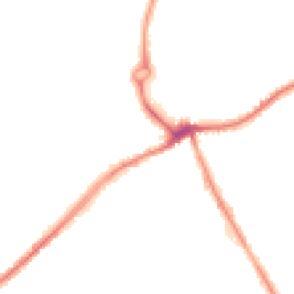 Night-time road noise heatmap for WS10 8TB