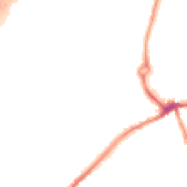 Night-time road noise heatmap for WS10 8TR