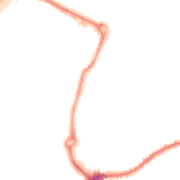 Night-time road noise heatmap for WS10 8UR