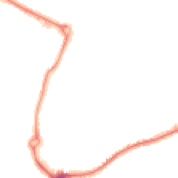 Night-time road noise heatmap for WS10 8XY